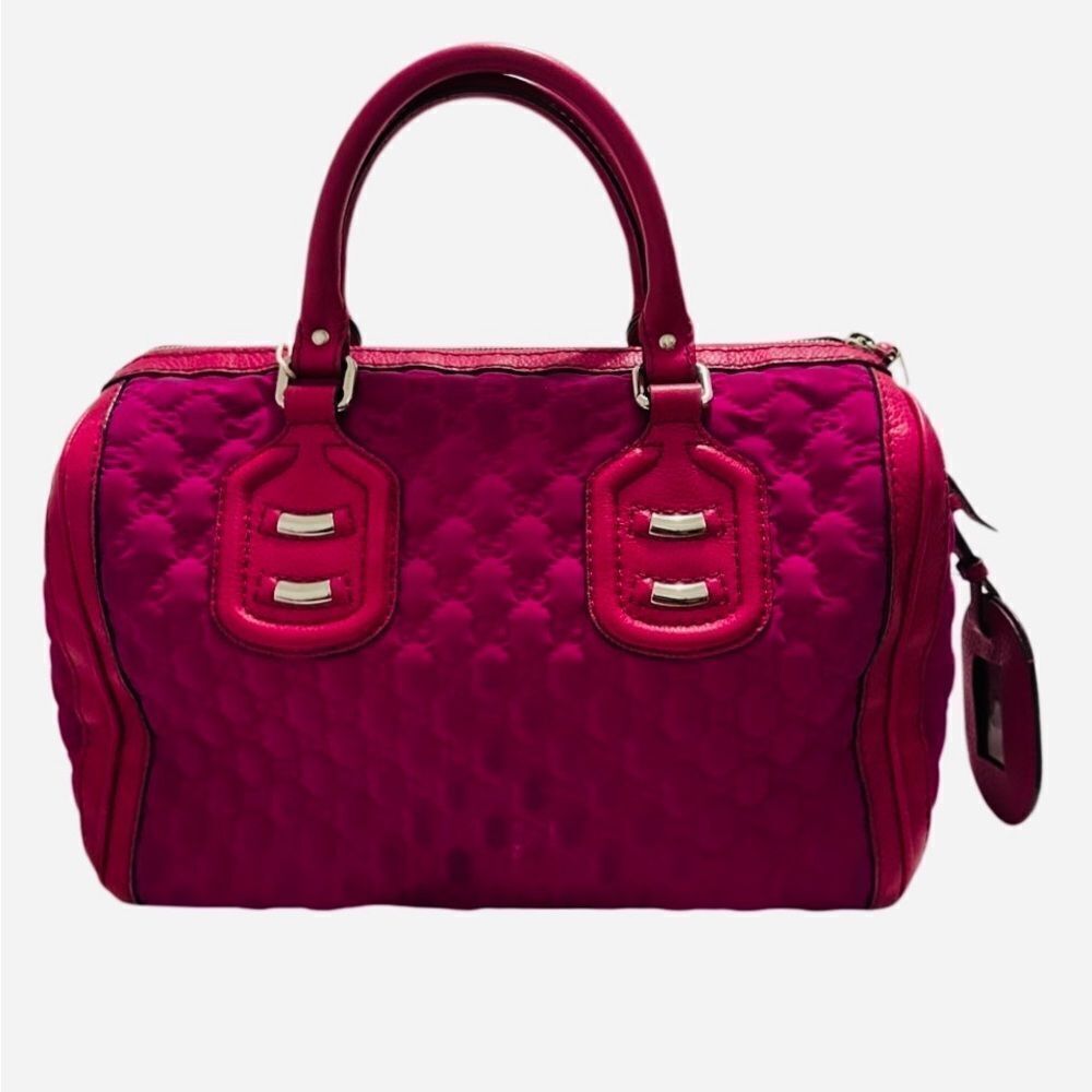 Elegant Pink Quilted Handbag - Picture 2 of 13